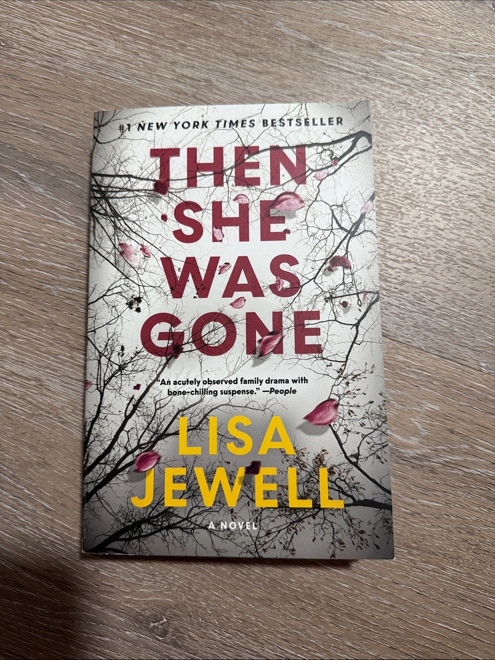 Then She Was Gone by Lisa Jewell - Paperback Thriller - White, Red, Yellow